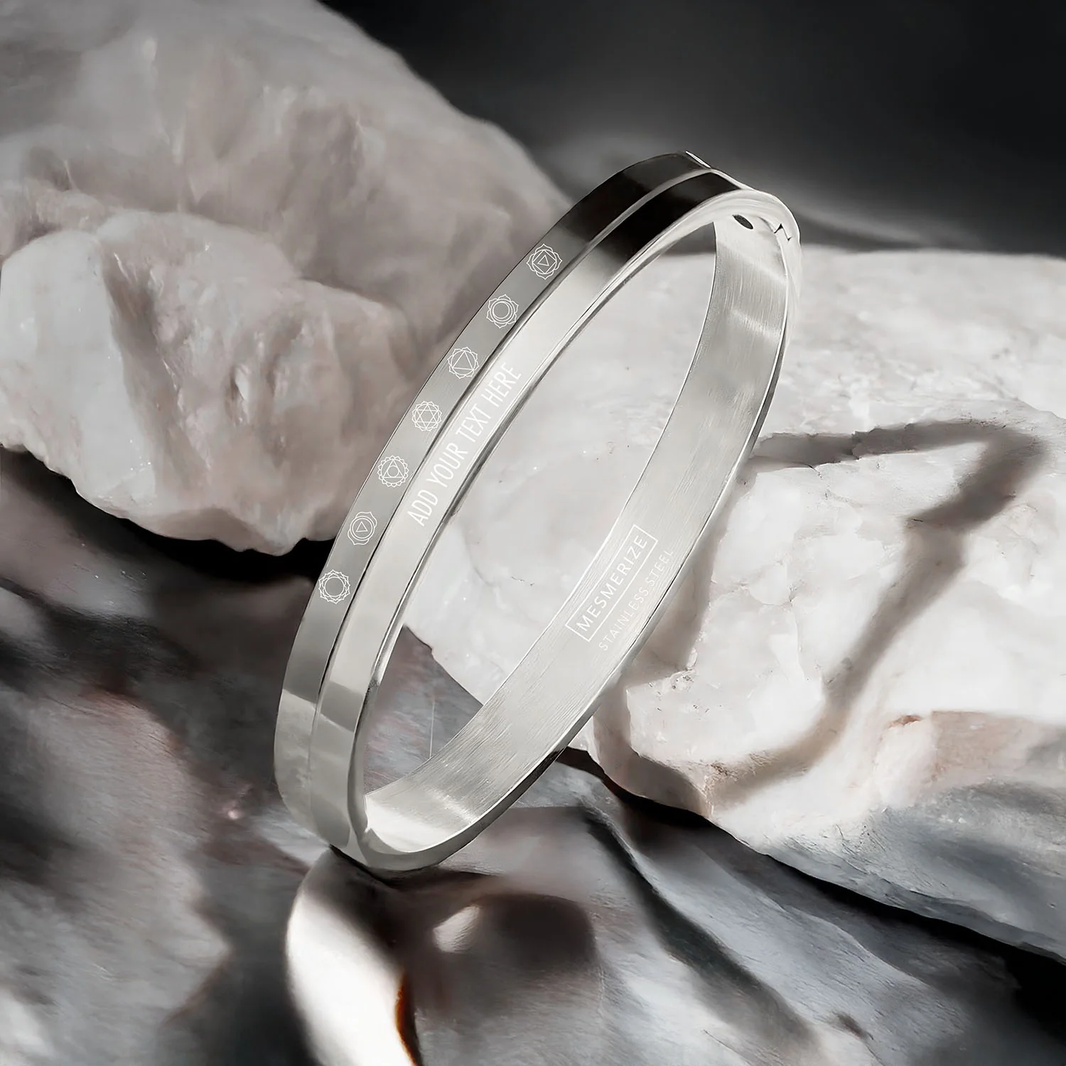 Balance 7 Chakra Oval Kada Bracelet - Image 20