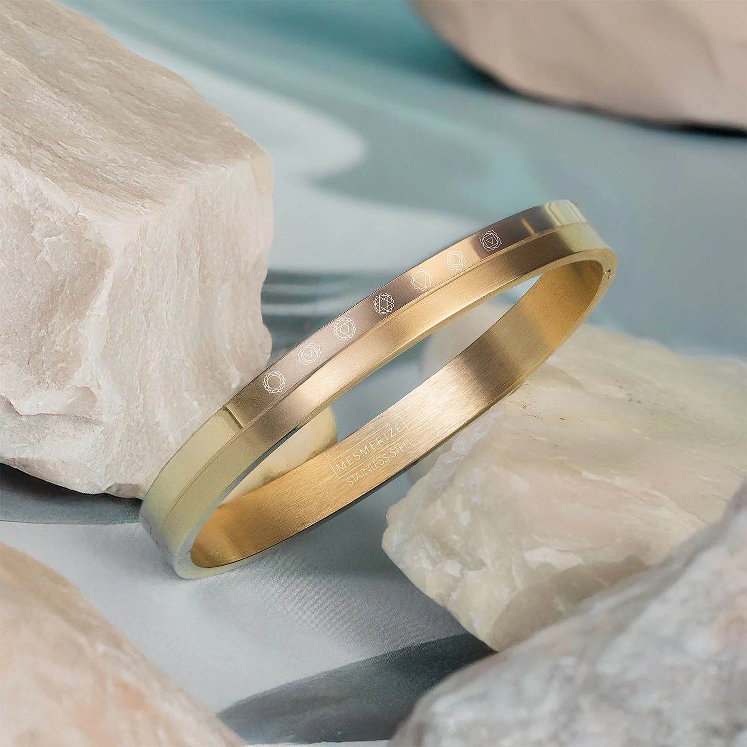 Balance 7 Chakra Oval Kada Bracelet - Image 26