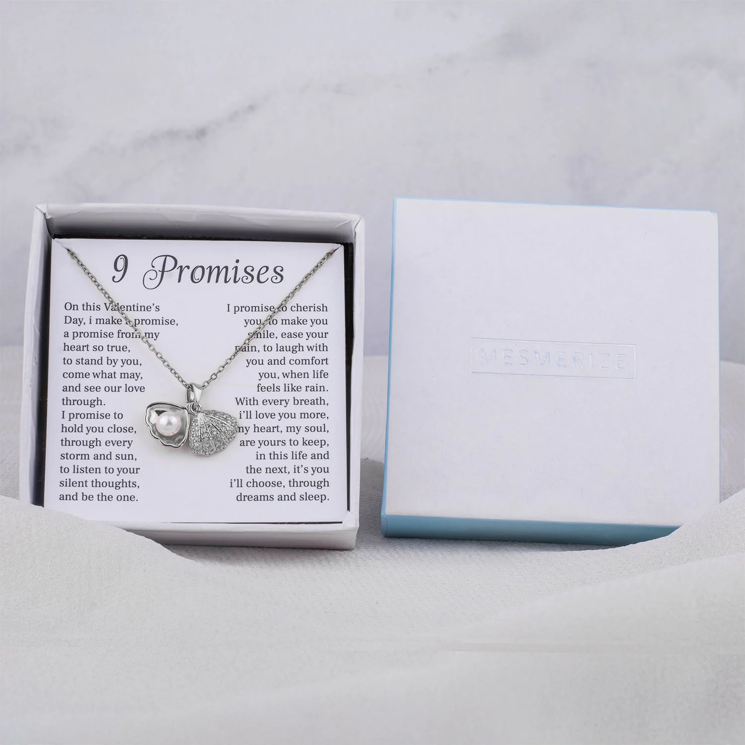 9 Promises Card With Necklace For Women - Image 13