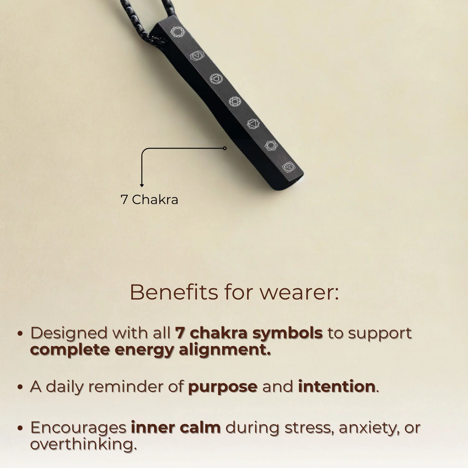 Balance 7 Chakra Bar Necklace - Image 18