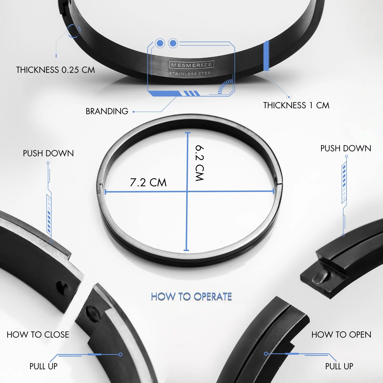 Claudius Oval Kada Bracelet - Image 7