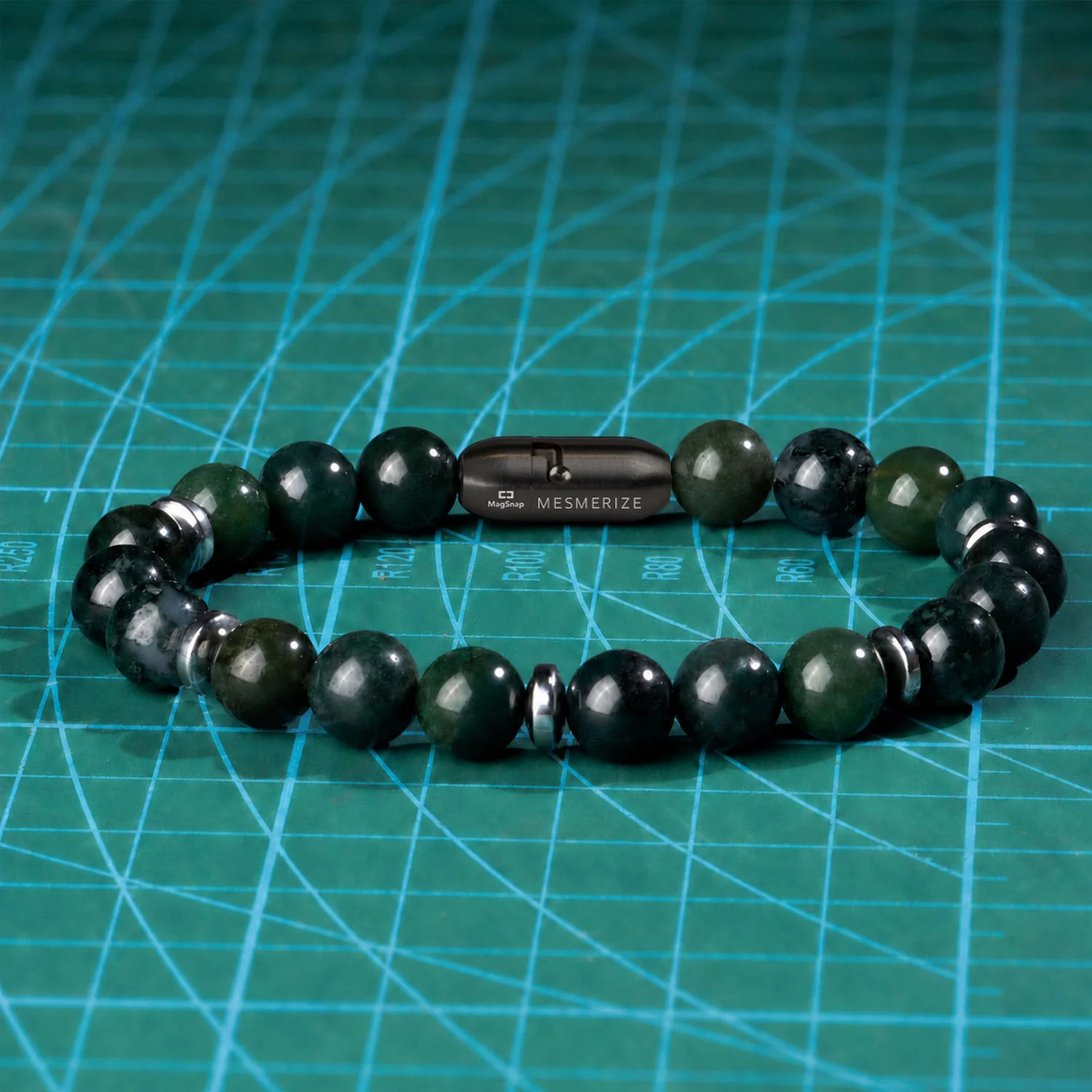 Soulful Moss Agate Natural Stone Bracelet