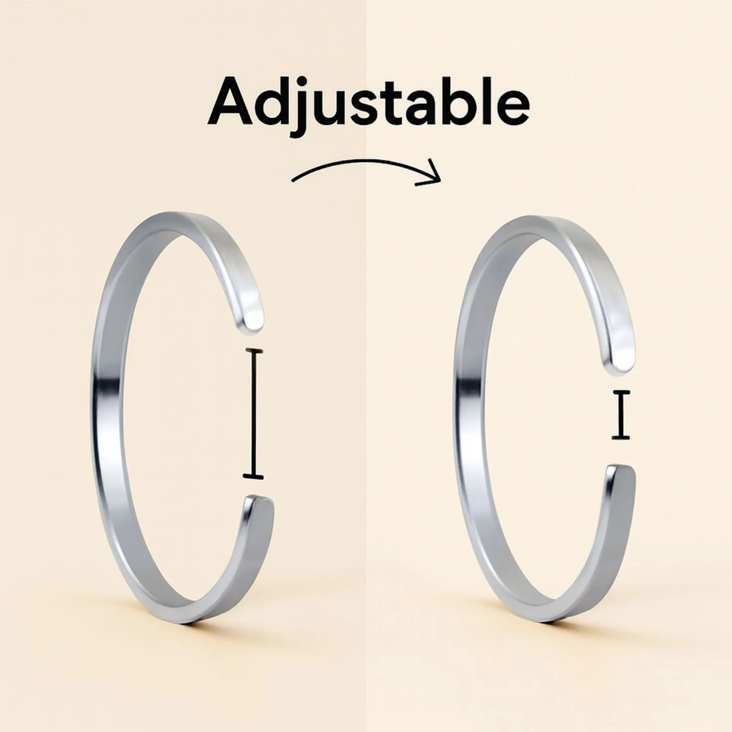 Gloss Cuff Adjustable Bracelet - Image 17