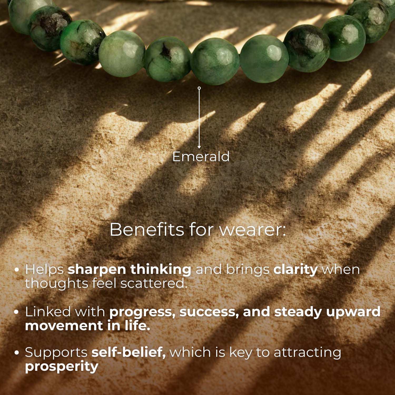 Green Radiance Emerald Natural Stone Bracelet with Magsnap 4 - Image 3