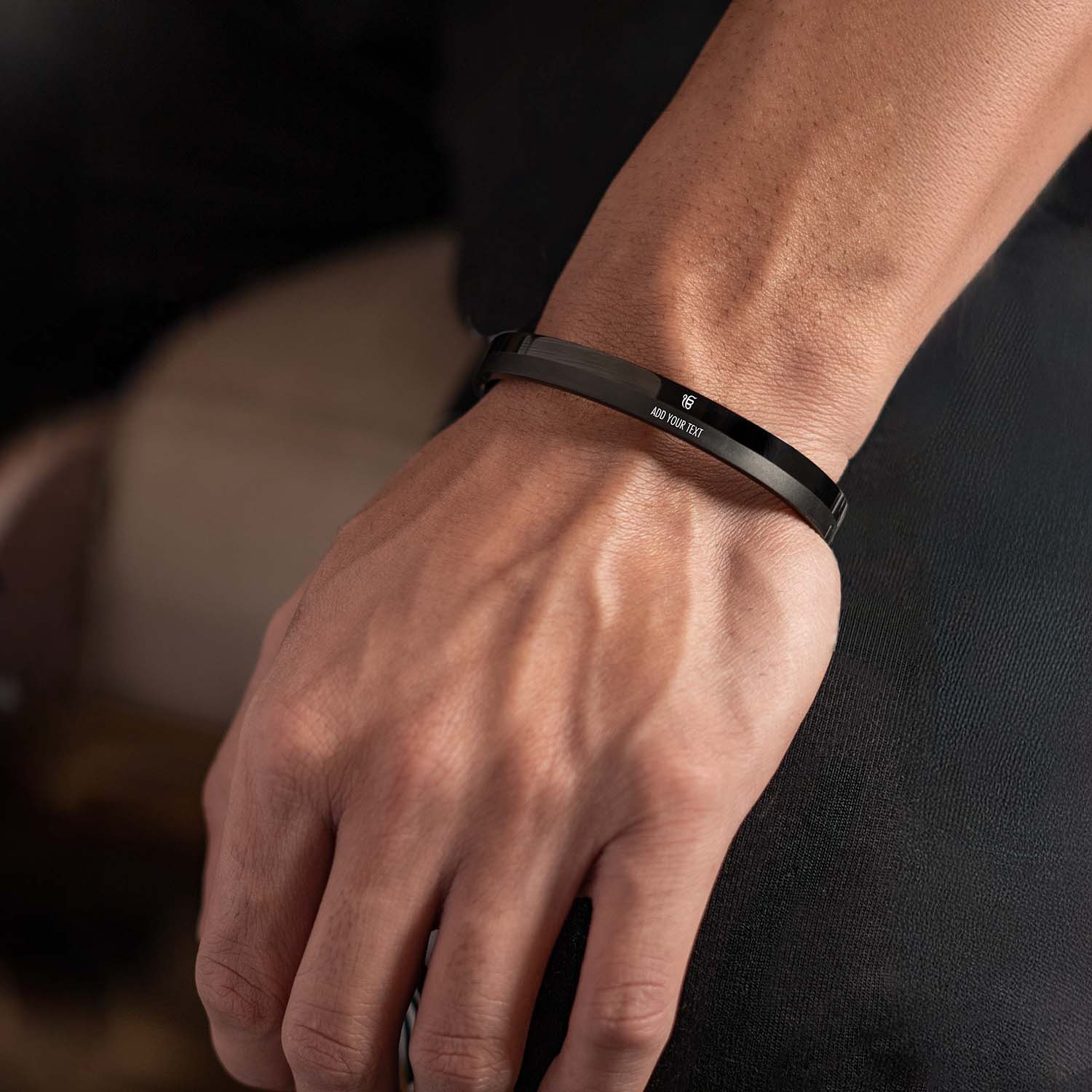 Ik Onkar Dual Finish Oval Kada Bracelet - Image 18