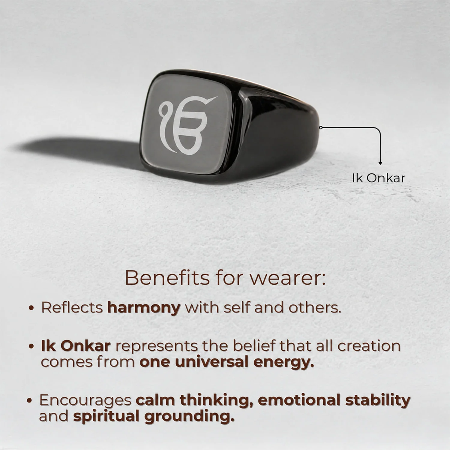 Ik Onkar Hercules Ring - Image 2