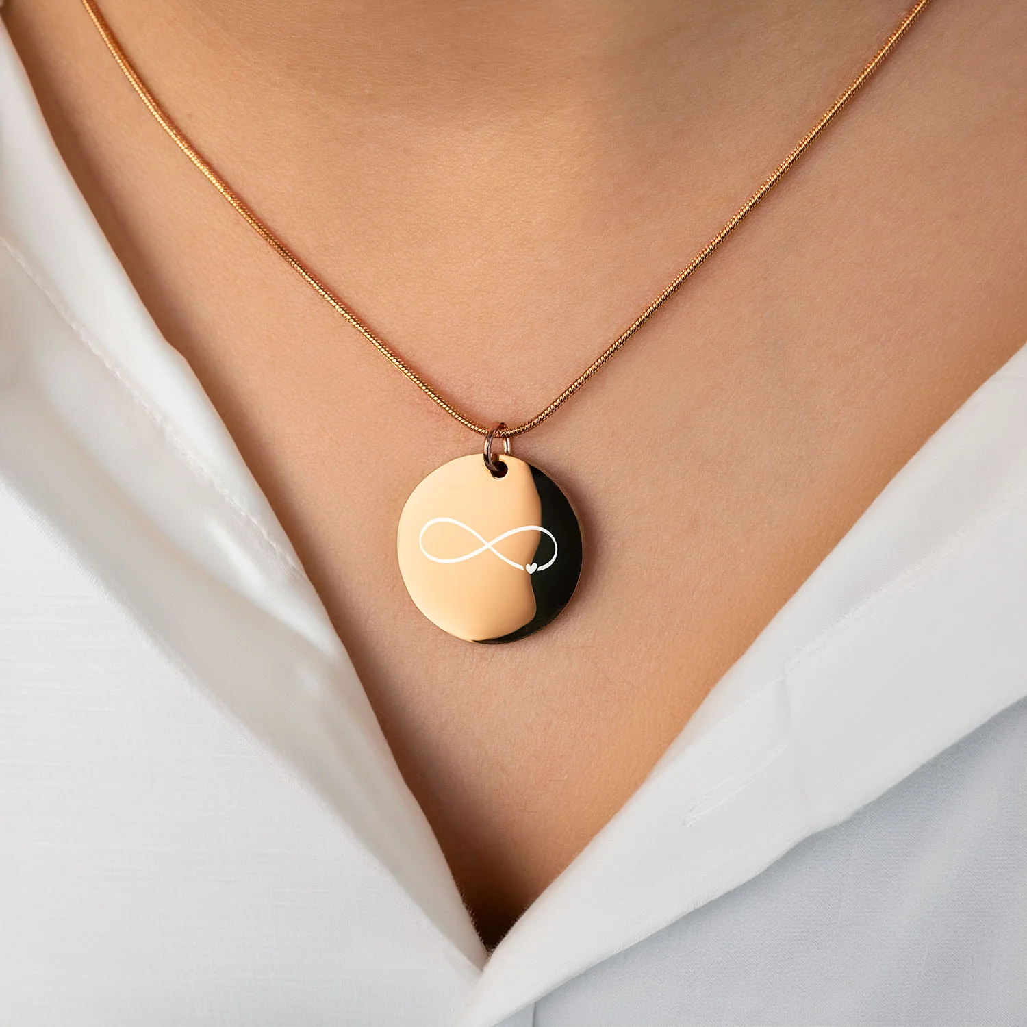 Infinity Circle Necklace - Image 10