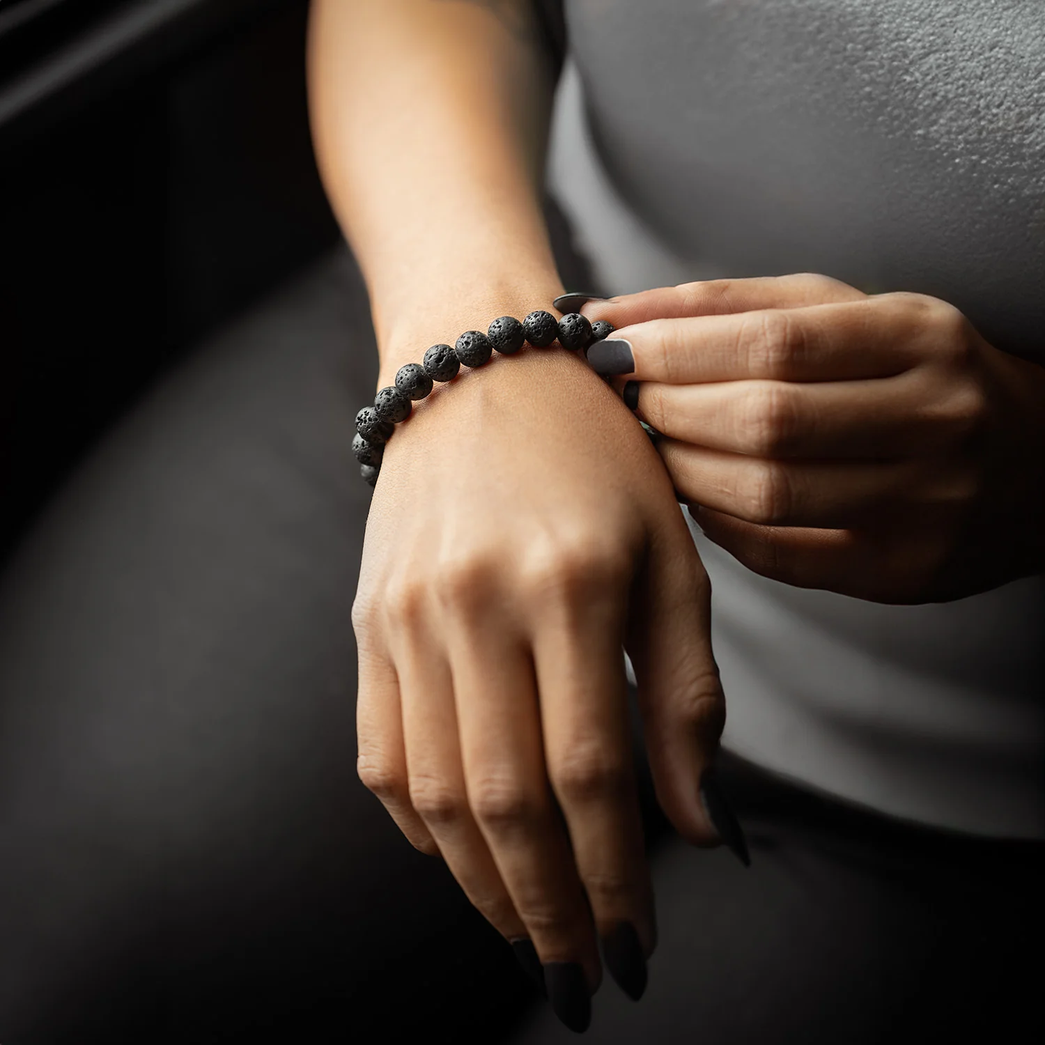 Lava Natural Stone Bracelet - Image 11