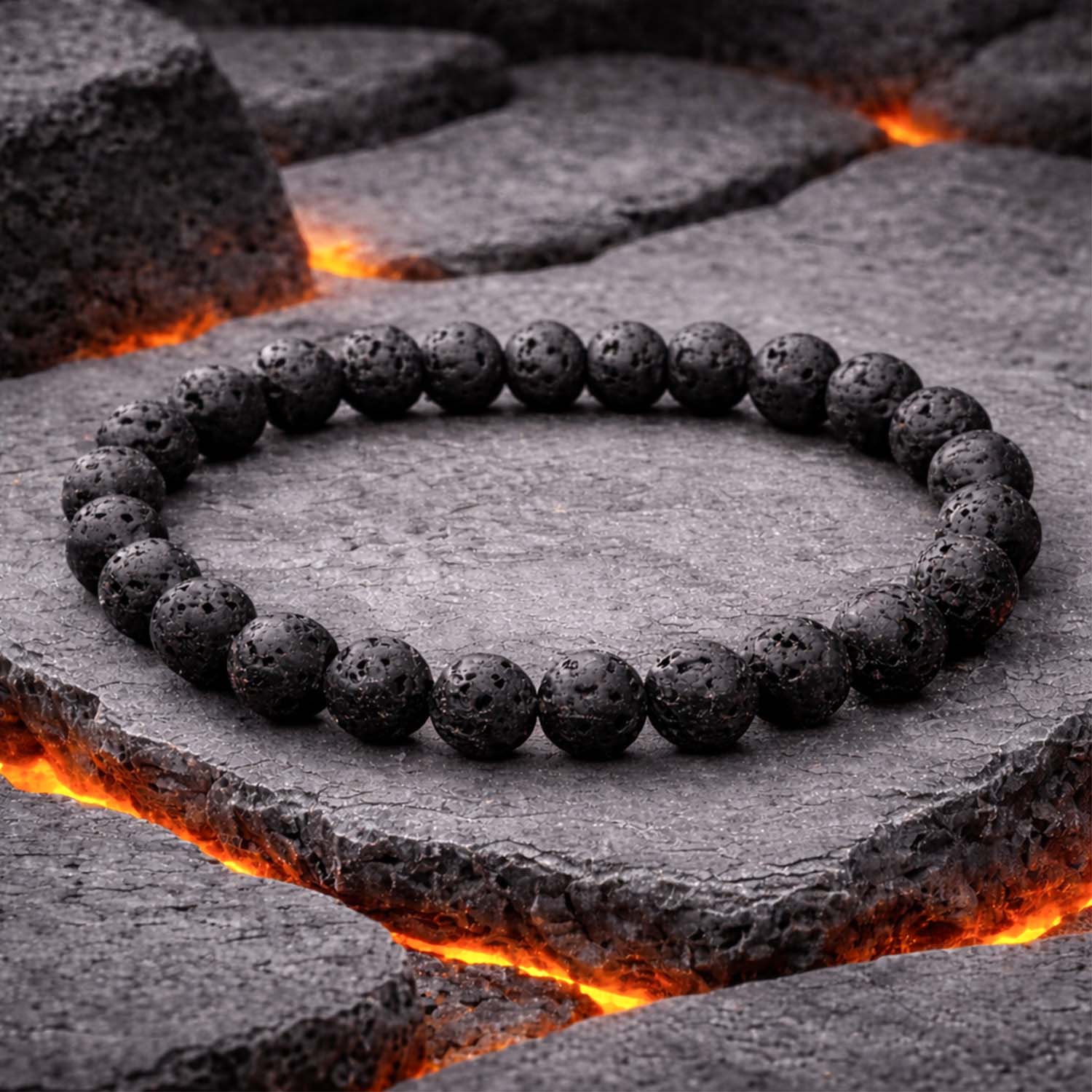 Lava Natural Stone Bracelet - Image 13
