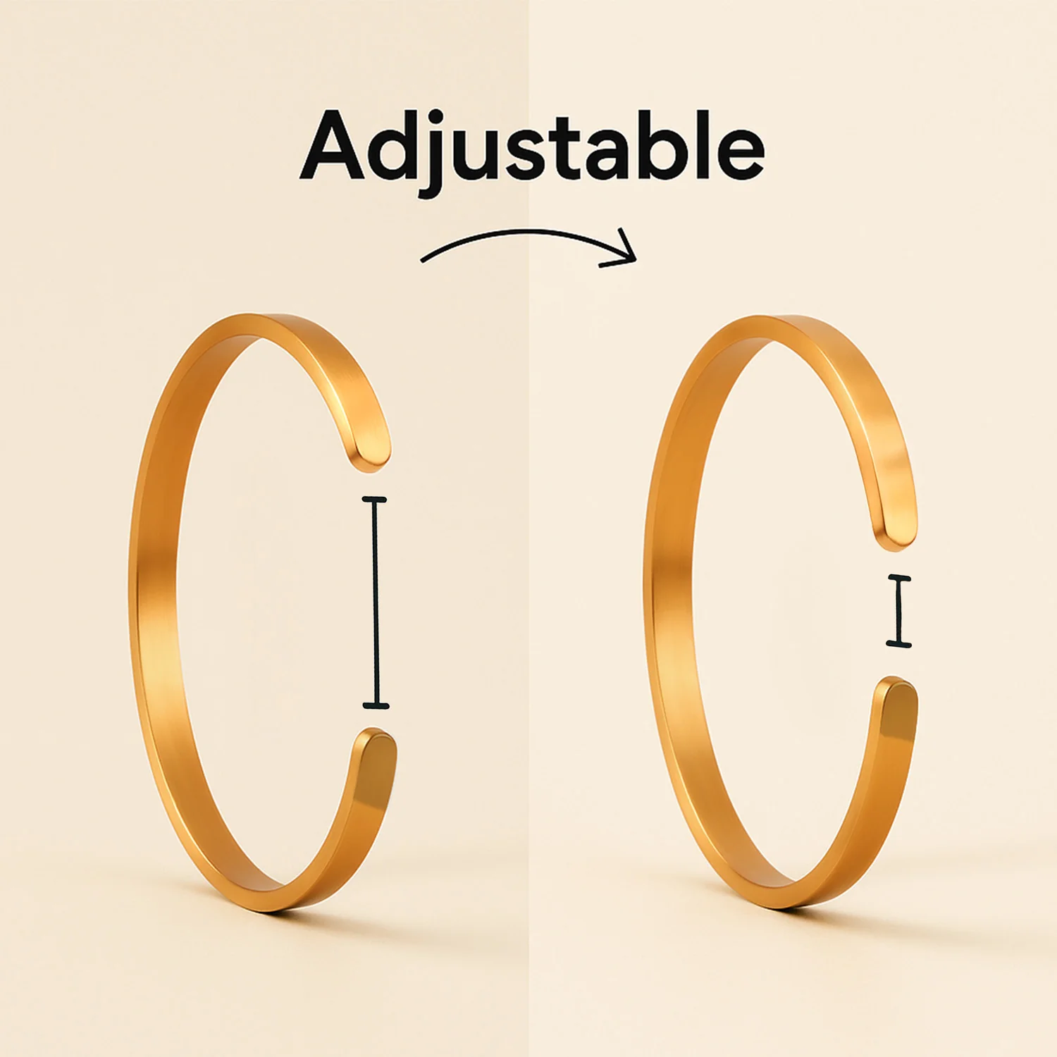 Matte Cuff Adjustable Bracelet - Image 25