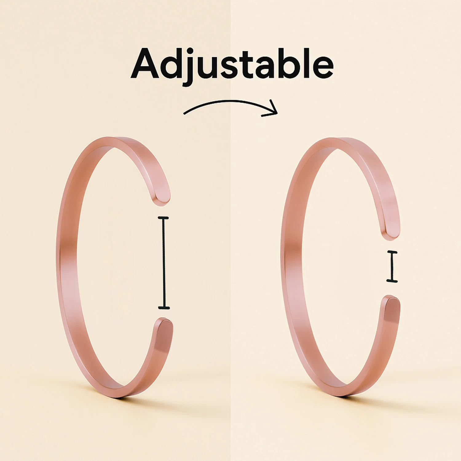 Matte Cuff Adjustable Bracelet - Image 36