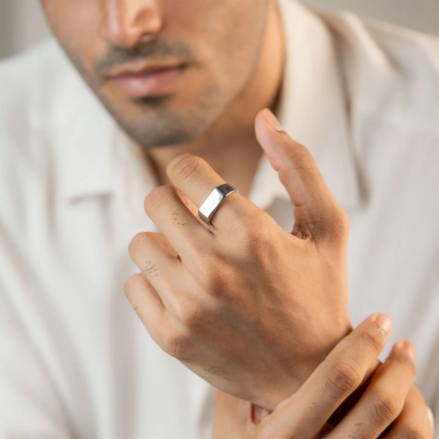 Personalised Noir Band Ring - Image 27