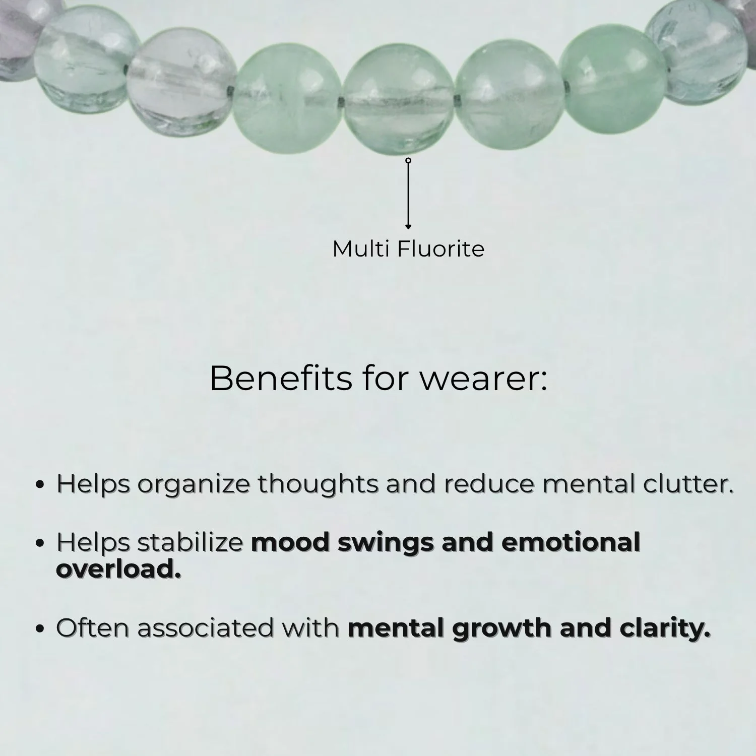 Opulent Multi Fluorite Natural Stone Bracelet - Image 12