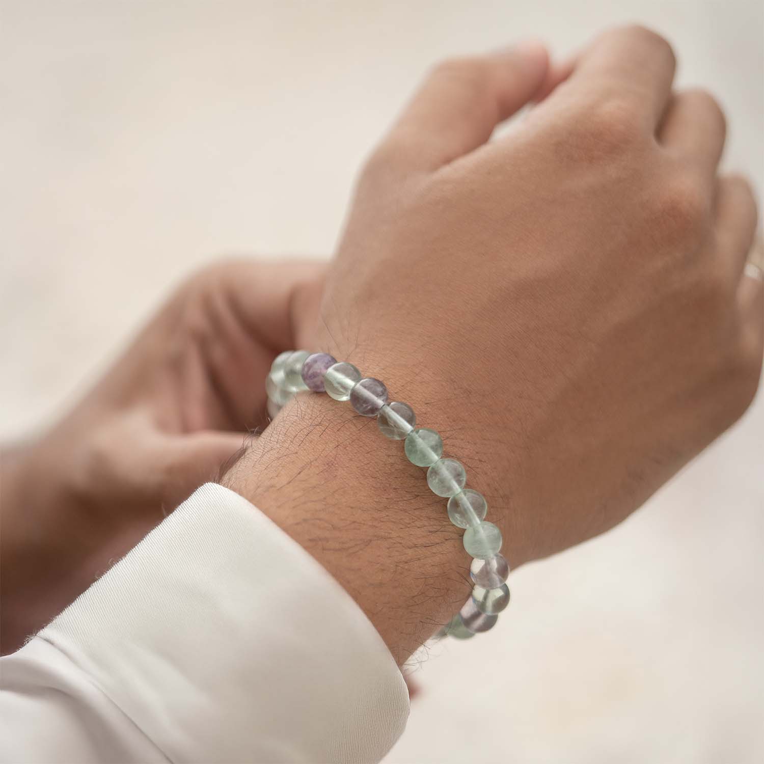 Opulent Multi Fluorite Natural Stone Bracelet - Image 13
