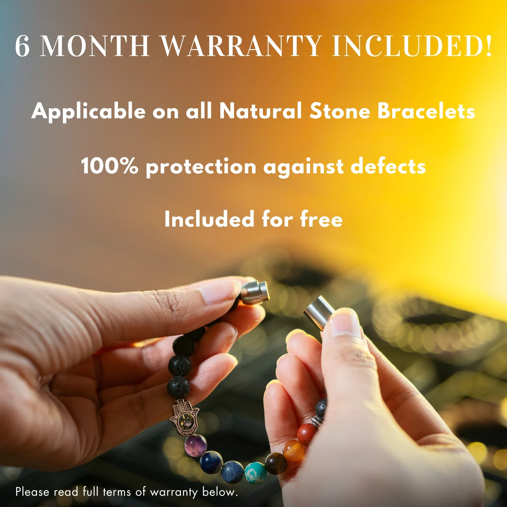 Personalised Money Magnet Pyrite Natural Stone Bracelet With Magsnap 4 - Image 8