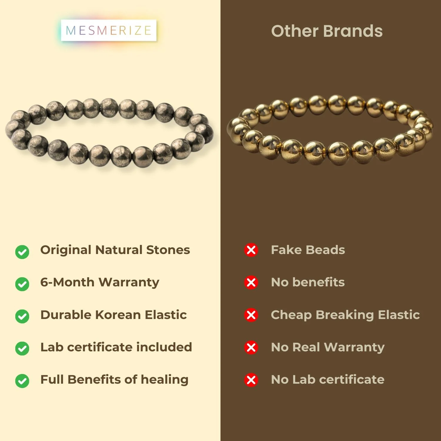 Money Magnet Pyrite Natural Stone Bracelet - Image 16