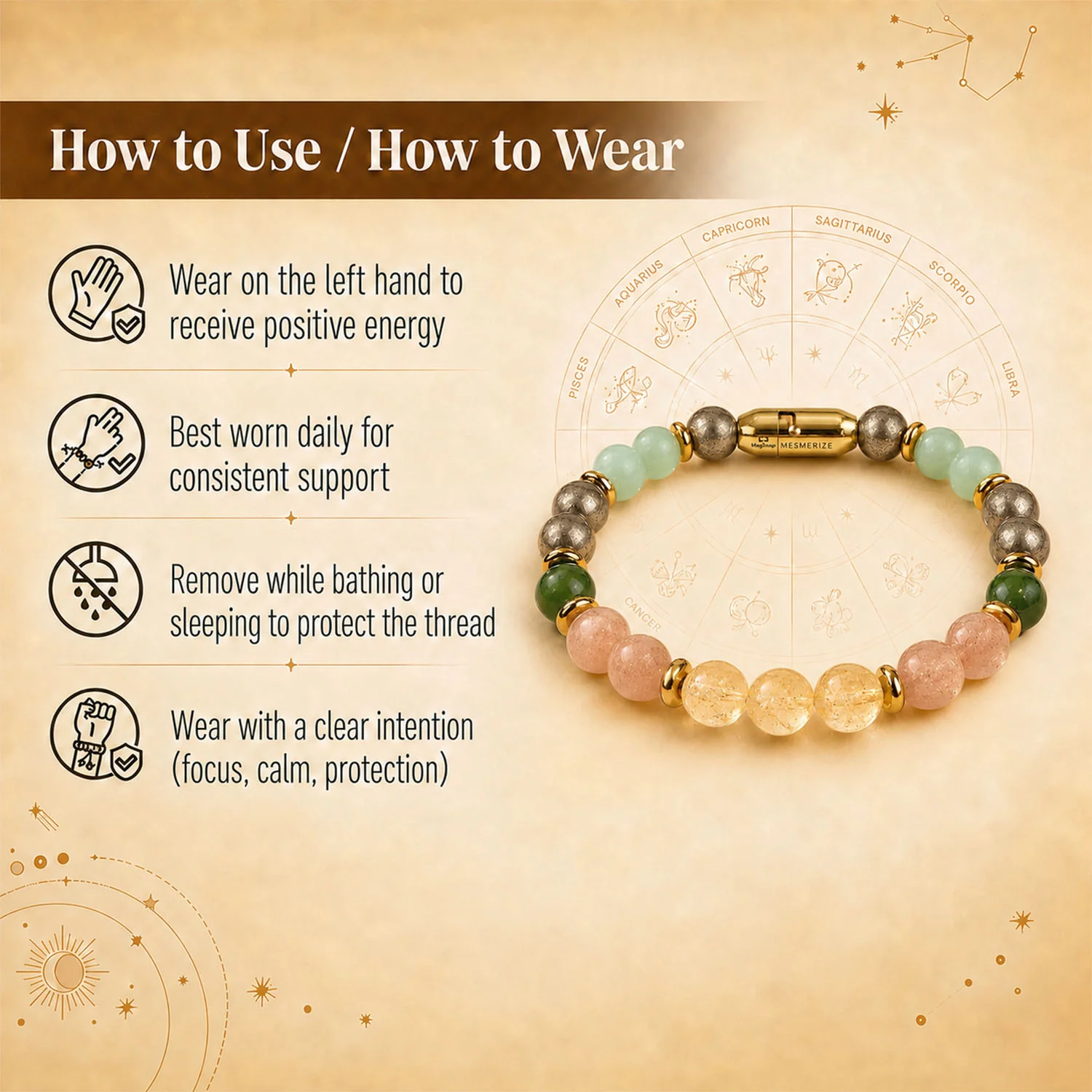 Rajyog Wealth & Power Natural Stone Bracelet - Image 15