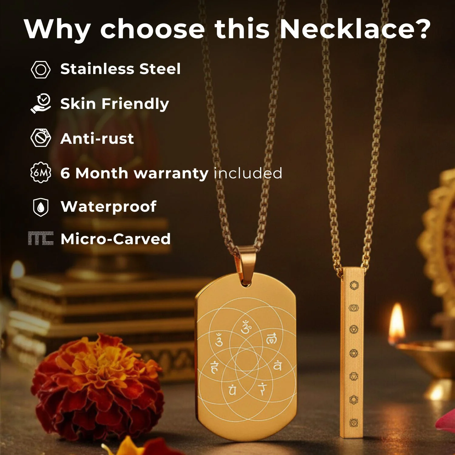 Ram Baan MicroCarved Tag Necklace - Image 20