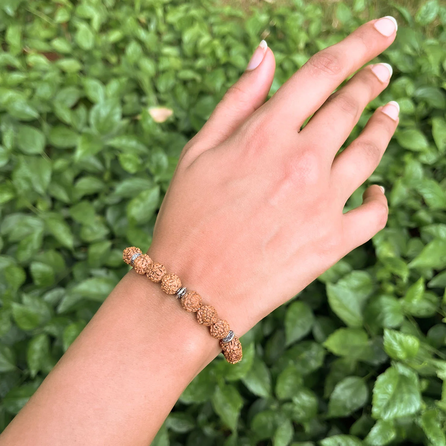 Rudraksh Natural Stone Bracelet - Image 4