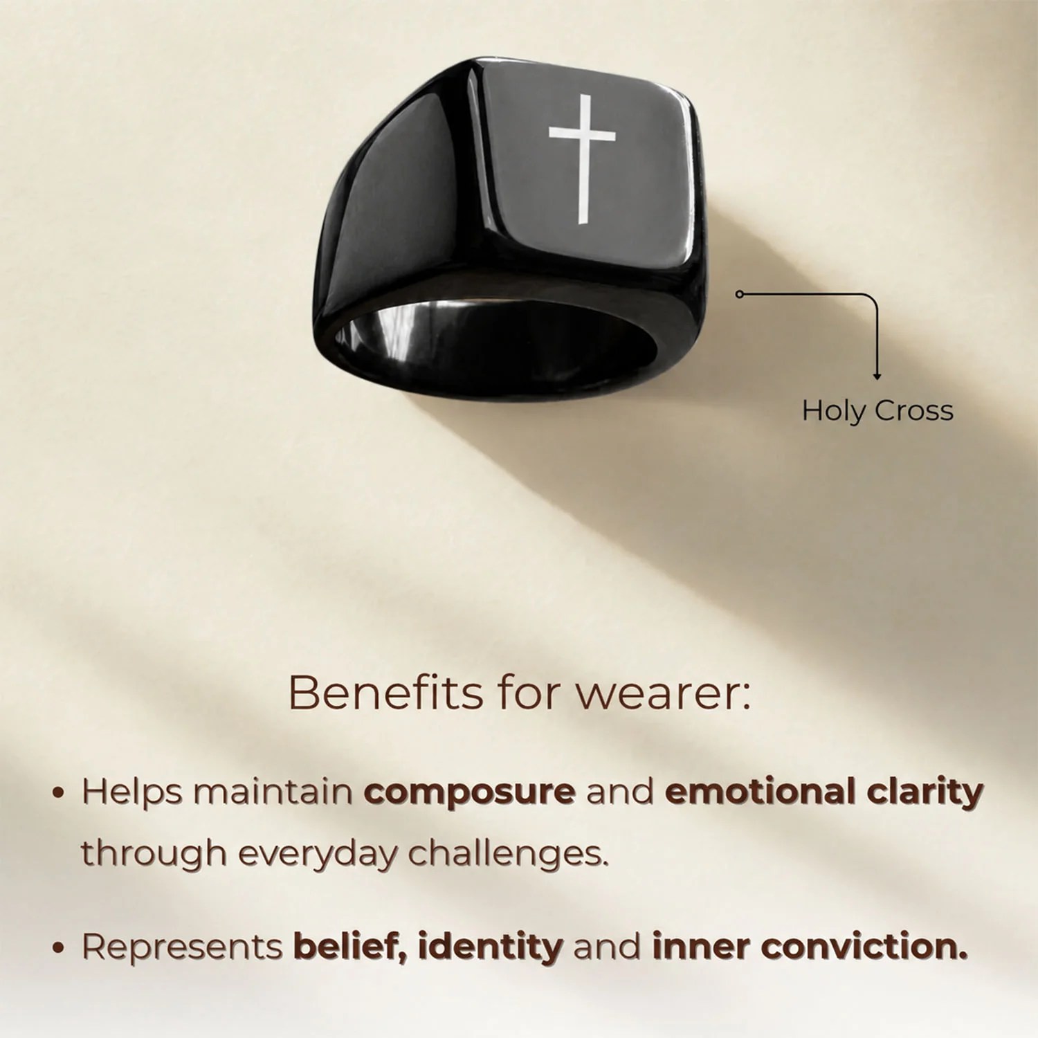 Spiritual Black Hercules Ring - Image 11