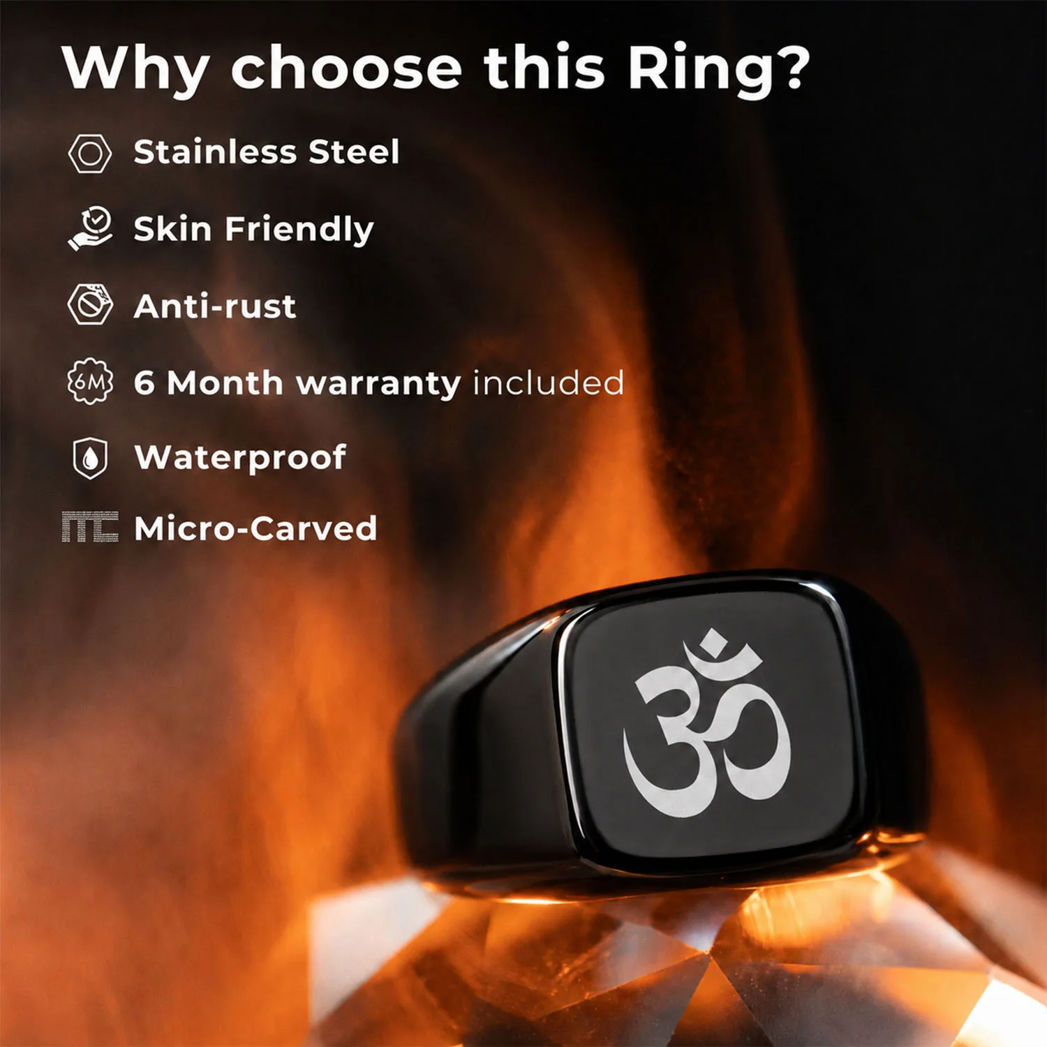 Spiritual Black Hercules Ring - Image 22