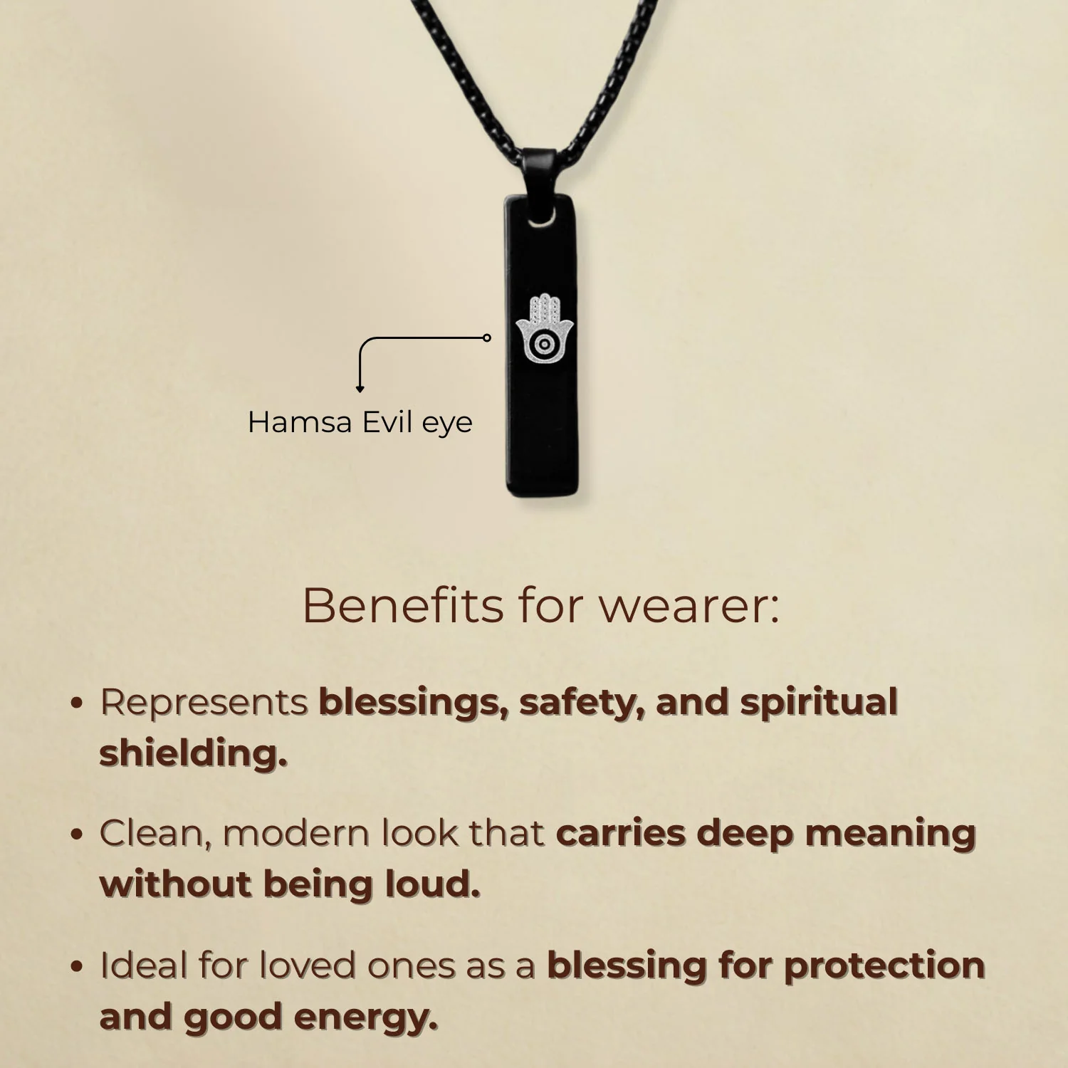 Spiritual Mini Tag Necklace - Image 10