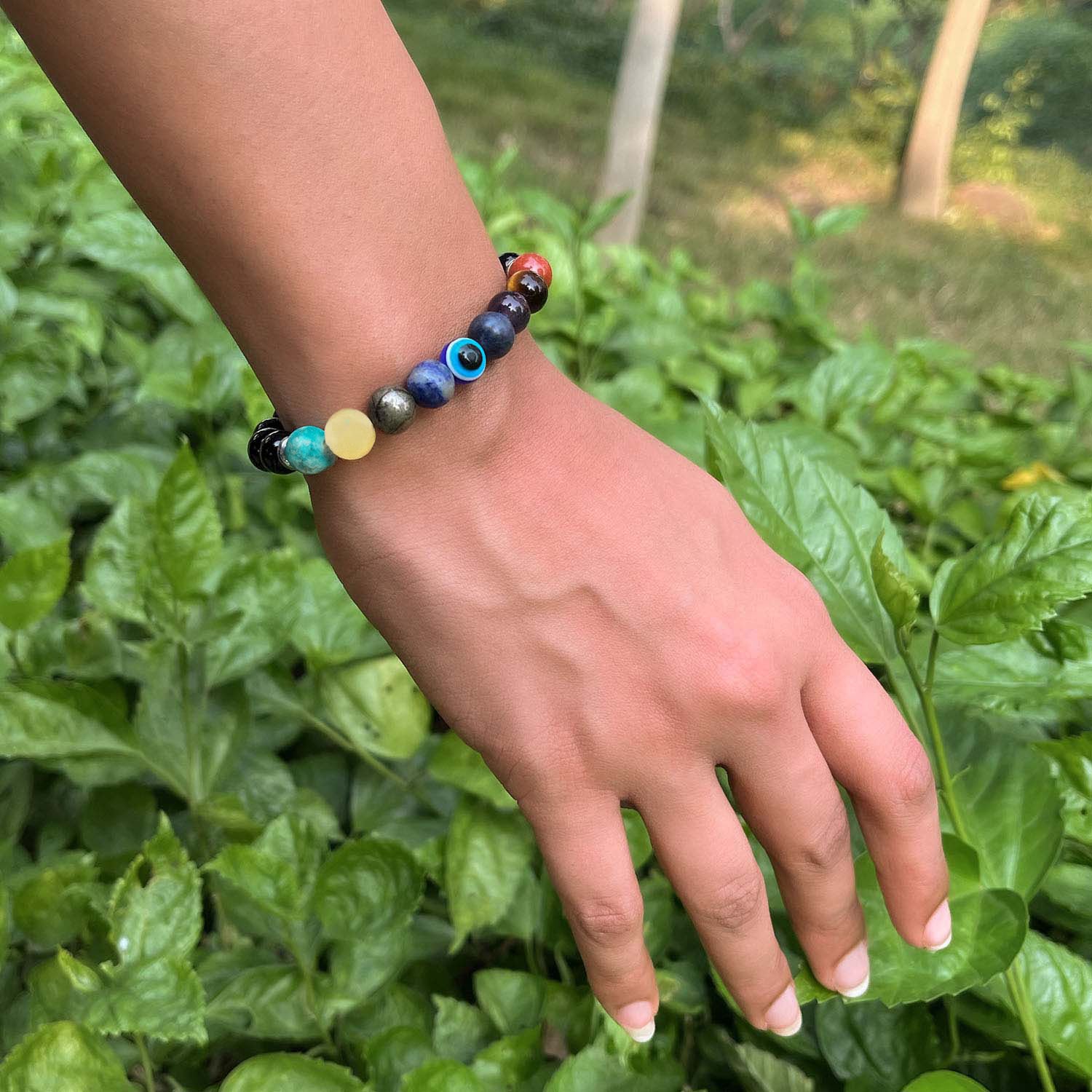 Super 9 Chakra Natural Stone Bracelet - Image 12