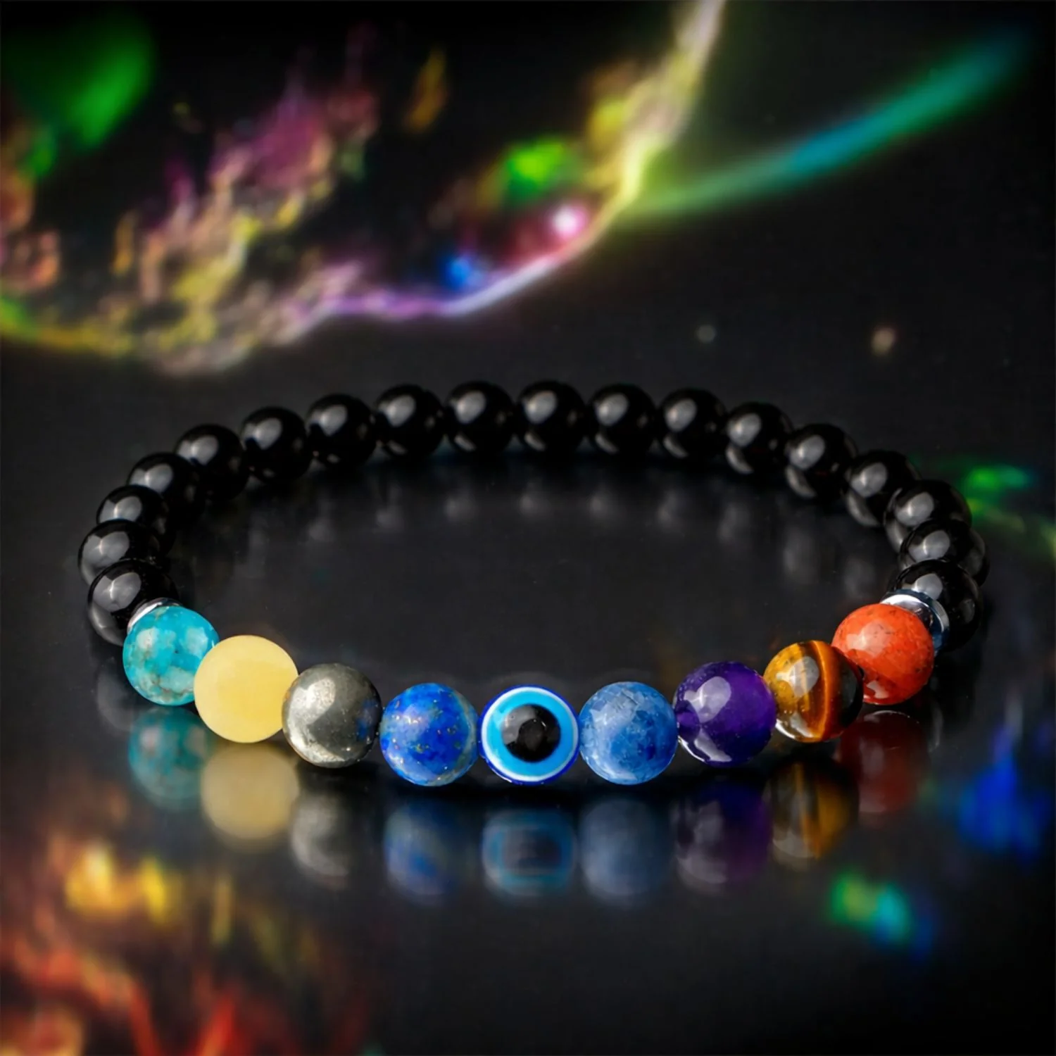 Super 9 Chakra Natural Stone Bracelet - Image 14