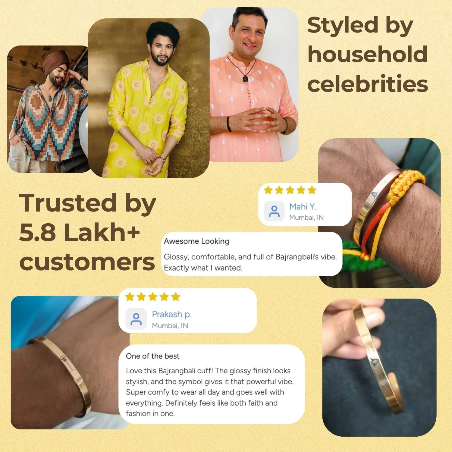 Vignaharta Ganpati Gloss Cuff Adjustable Bracelet - Image 29
