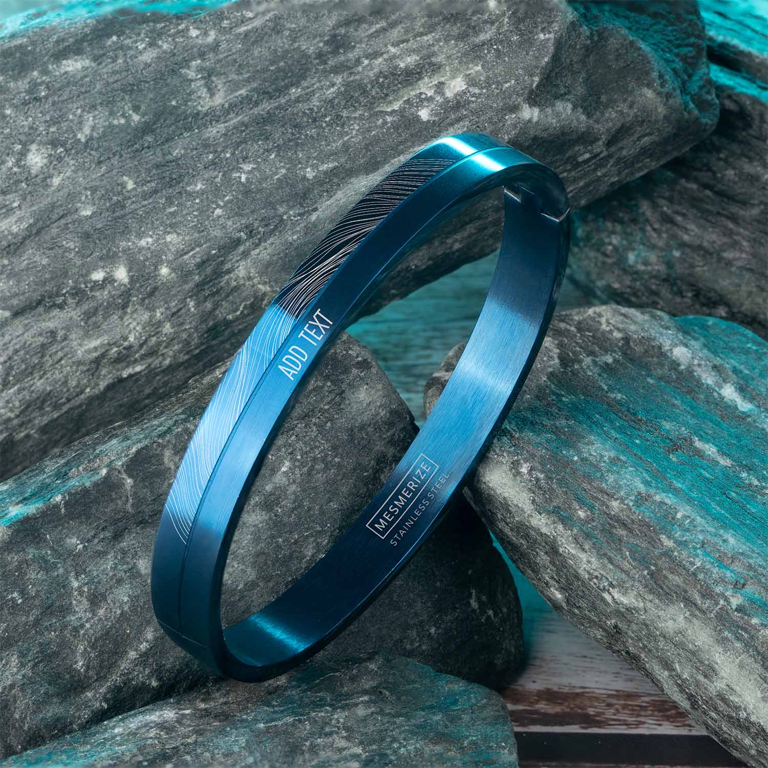 Wind Drift Oval Kada Bracelet - Image 8